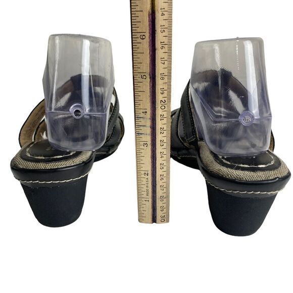 Naturalizer N5 Comfort Wedge Sandal Kari Leather Black Women's 8 M - Picture 4 of 15